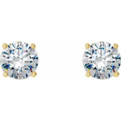 14K Yellow 1/2 CTW Natural Diamond Cocktail-Style Earrings 14K Yellow 1/2 CTW Natural Diamond Cocktail-Style Earrings