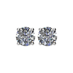 Platinum 1 1/2 CTW Natural Diamond Stud Earrings Platinum 1 1/2 CTW Natural Diamond Stud Earrings
