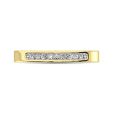 14K Yellow Gold 1/2 Ct.Tw. Diamond Ladies Machine Band