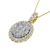 Diamond 5/8 Ct.Tw. Fashion Pendant in 14K Yellow Gold