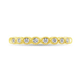 Diamond 1/6 Ct.Tw. Stack Band in 14K Yellow Gold