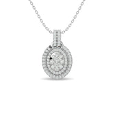Diamond 1 ct tw Fashion Pendant in 14K White Gold