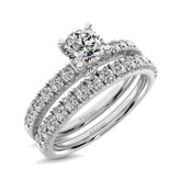 Diamond 1 Ct.Tw. Bridal Ring in 14K White Gold