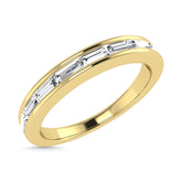 Diamond 3/8 Ct.Tw. Baguette Cut Anniversary Band in 14K Yellow Gold