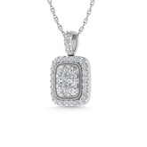 Diamond 7/8 Ct.Tw. Fashion Pendant in 14K White Gold