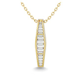Diamond 1/3 Ct.Tw. Fashion Pendant in 14K Yellow Gold