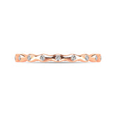 Diamond 1/10 ct tw Stackable Ring in 10K Rose Gold