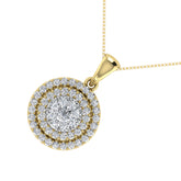 Diamond 3/4 Ct.Tw. Fashion Pendant in 14K Yellow Gold