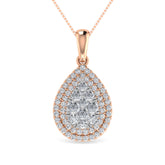 Diamond 3/4 Ct.Tw. Fashion Pendant in 14K Rose Gold