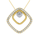 10K Yellow Gold 1/2 Ct.Tw. Diamond Slide Pendant