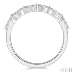 1/3 Ctw Marquise Cut Diamond Wedding Band in 14K White Gold 1/3 Ctw Marquise Cut Diamond Wedding Band in 14K White Gold