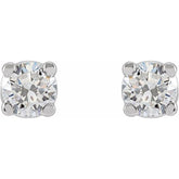 14K White 3 CTW Lab-Grown Diamond Earrings