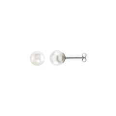 14K White Cultured White Freshwater Pearl Earrings 14K White Cultured White Freshwater Pearl Earrings