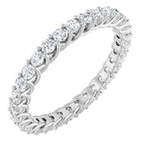 14K Rose 1 7/8 CTW Lab-Grown Diamond Eternity Band