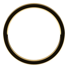 14K Yellow Gold 1.5 mm Flat Comfort Fit Light Band Size 10