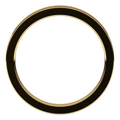 18K Yellow Gold 2.5 mm Comfort-Fit Flat Band Size 5
