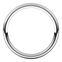 Platinum 2 mm Comfort-Fit European-Style Band Size 4.5