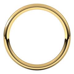 10K Yellow Gold 2 mm Comfort-Fit European-Style Band Size 6
