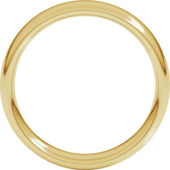 14K Yellow Gold 5 mm Comfort-Fit European-Style Band Size 7.5