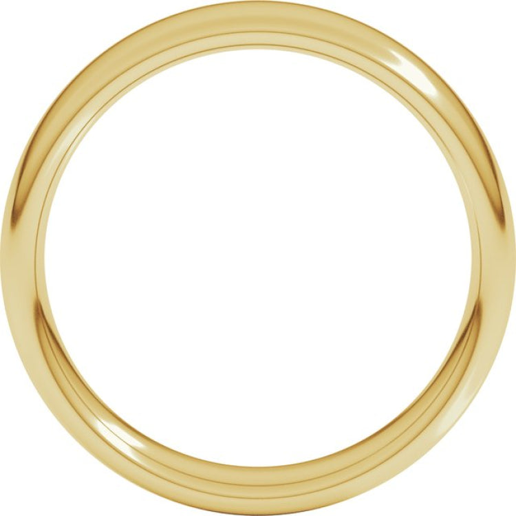 18K Yellow Gold 5 mm Comfort-Fit European-Style Band Size 9.5