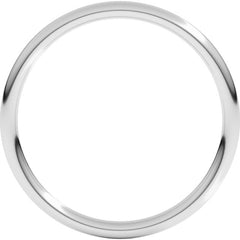 Sterling Silver 1.5 mm Comfort-Fit Full Round Band Size 8.5