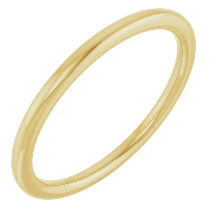 14K Yellow Gold 1.5 mm Comfort-Fit European-Style Band Size 5.5