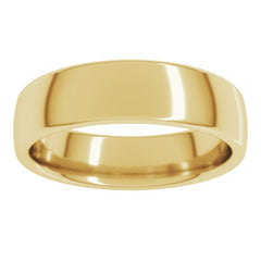 10K Yellow Gold 5.5 mm Comfort-Fit European-Style Band Size 9.5