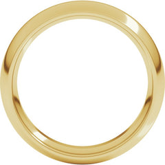 14K Yellow Gold 5.5 mm Comfort-Fit Half Round Band Size 9.5