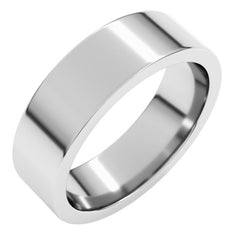 Platinum 6 mm Comfort-Fit Flat Band Size 11
