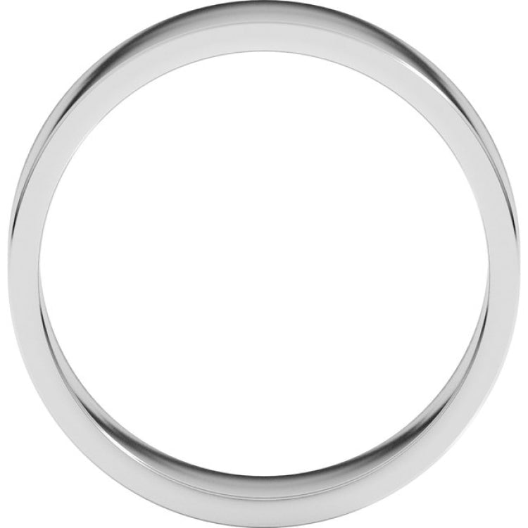 Sterling Silver 6 mm Flat Band Size 8.5