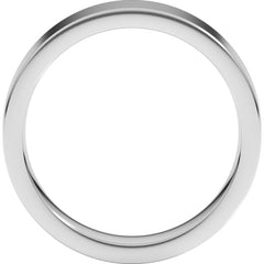 Platinum 5 mm Comfort-Fit Flat Band Size 7