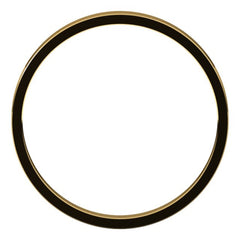 14K Yellow Gold 2 mm Ultra-Lightweight Flat Band Size 6.5