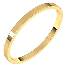 10K Yellow Gold 1.5 mm Ultra-Lightweight Flat Band Size 9