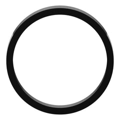 14K White Gold 3.5 mm Flat Band Size 4.5