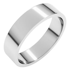Sterling Silver 5 mm Flat Band Size 5