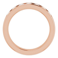 14K Rose Gold 1 1/2 CTW Natural Diamond Band