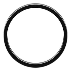 10K White Gold 2.5 mm Flat Band Size 7