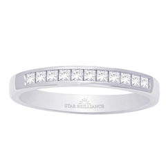 14K White Gold 3/4 Ct.Tw. Diamond Ladies Machine Band