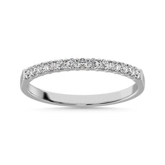 Diamond 1/5 Ct.Tw. Ladies Wedding Band in 10K White Gold