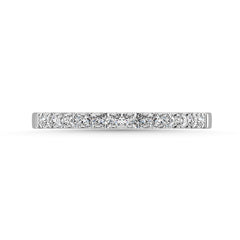 Diamond 1/5 Ct.Tw. Ladies Wedding Band in 10K White Gold