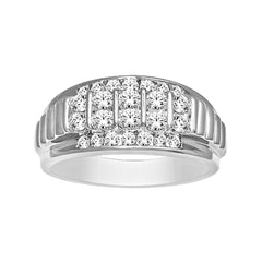 10K White Gold 1 Ct.Tw. Diamond Fashion Ring