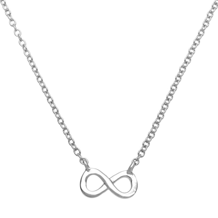 Sterling Silver Small Infinity Necklace