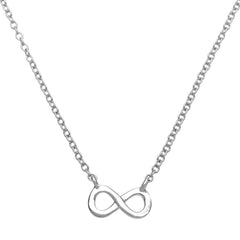 Sterling Silver Small Infinity Necklace