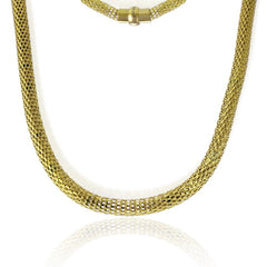 Stainless Steel GP Hollow Mesh w/ Magnet Lock Necklace