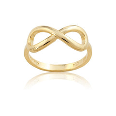 Sterling Silver GP Infinity Ring