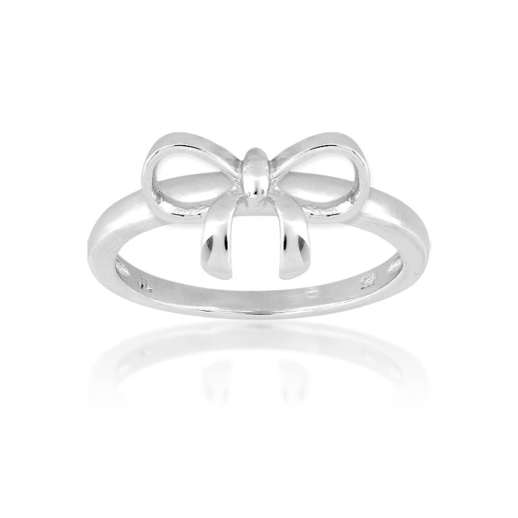 .5 Sterling Silver Bow Ring