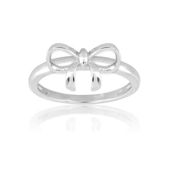 .5 Sterling Silver Bow Ring