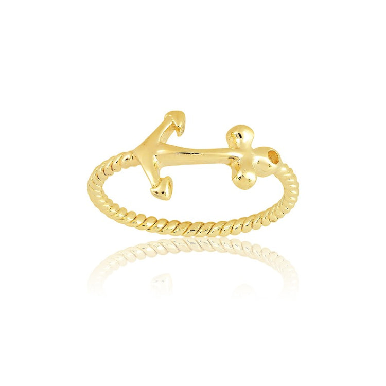 Sterling Silver GP Anchor Ring
