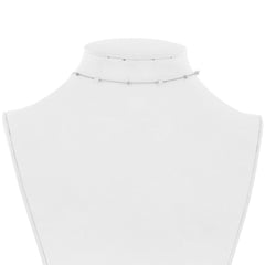 Sterling Silver Small Freshwater Pearls and Beads by the Yard Choker