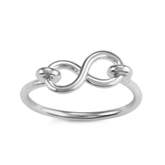Sterling Silver Infinity Ring